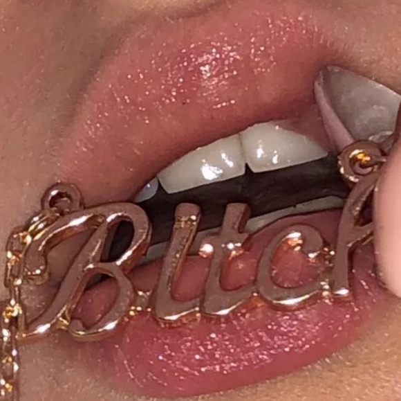 Nasty Gal Jewelry - Gold Bitch Statement Chain